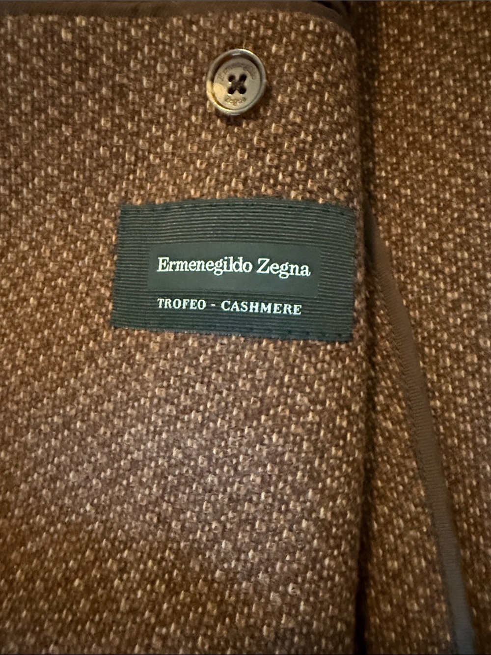 Ermenegildo Zegna Brown Textured Sport Coat - Picture 2 of 9